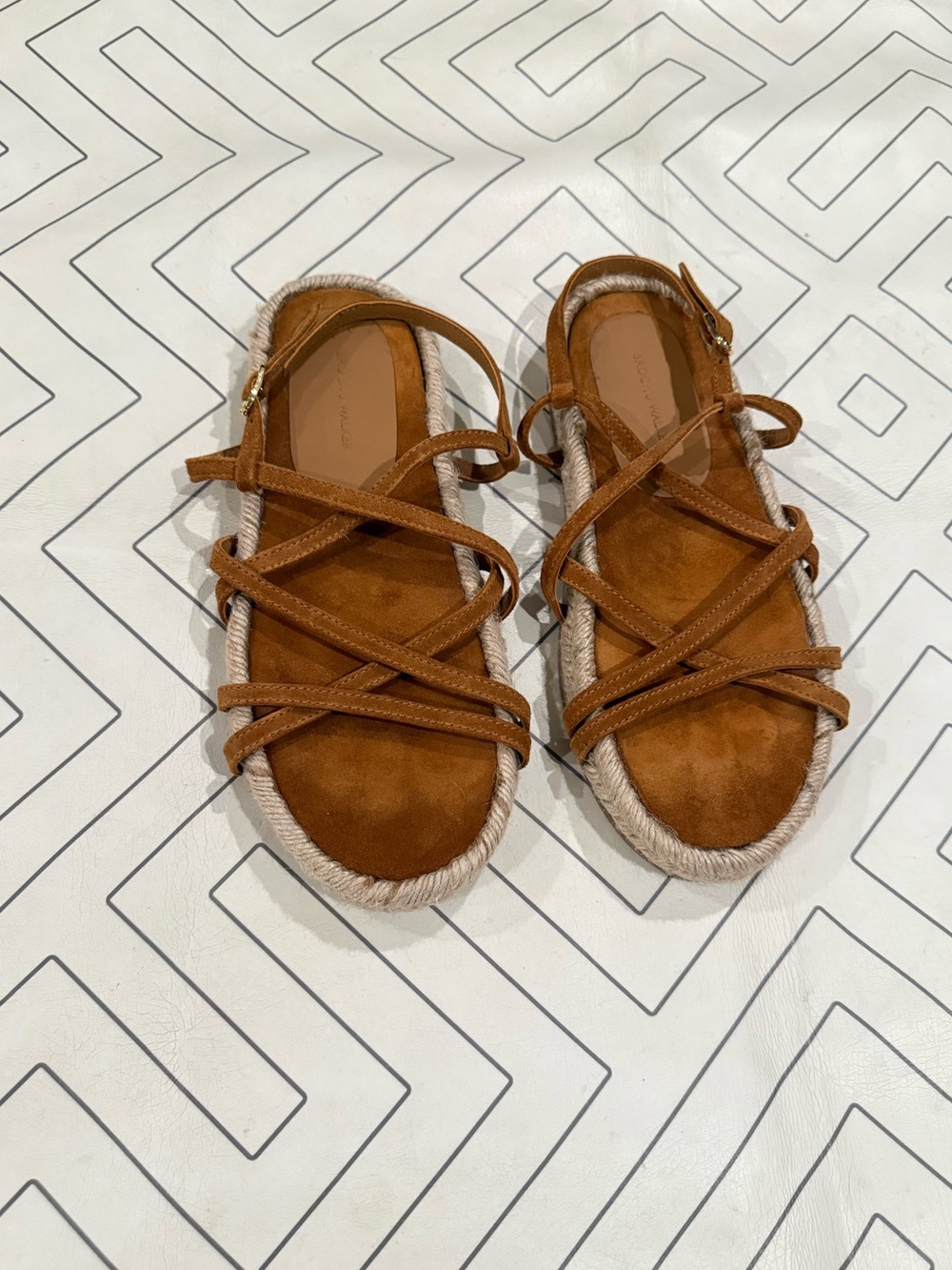 Brochu Walker Suede Espadrille Sandals